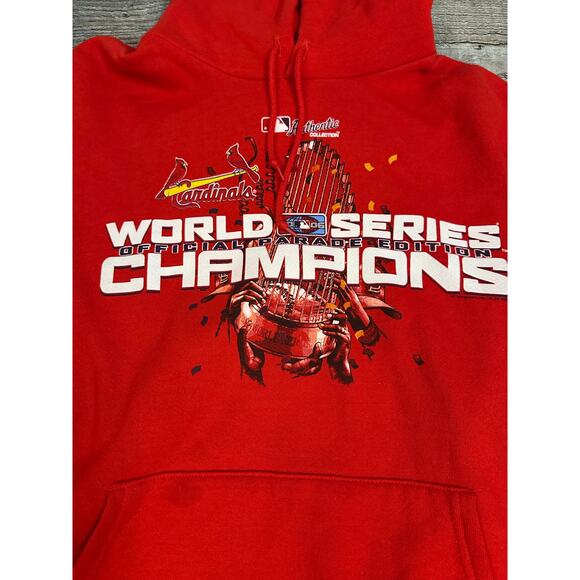 St. Louis Cardinals World Series 2006 Vintage hoodie made by Lee Sport - Picture 4 of 11